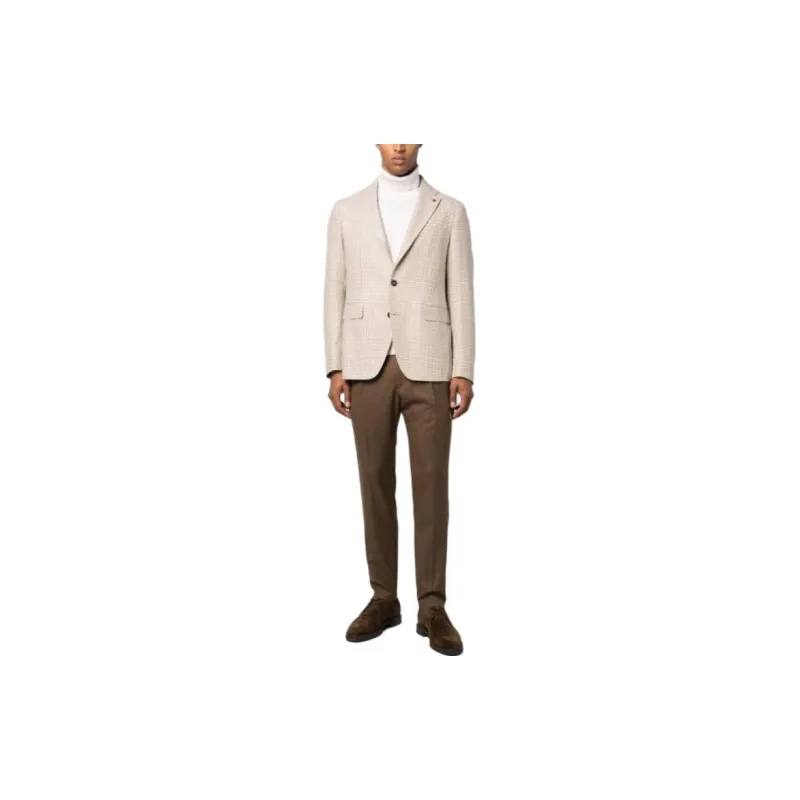 Tagliatore Houndstooth pattern Single breasted Blazer-1