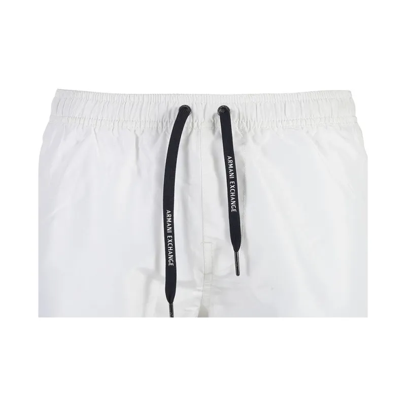 ARMANI EXCHANGE SS24 Beach Shorts Men's White-4