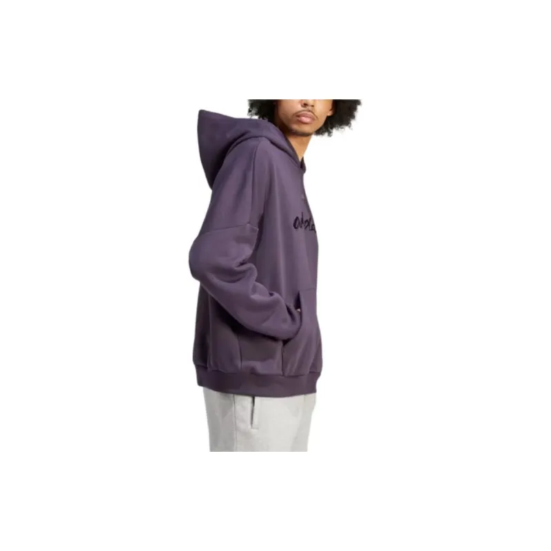 Adidas APPLIQUÉ HOODIE Sweatshirt Men's Purple-2