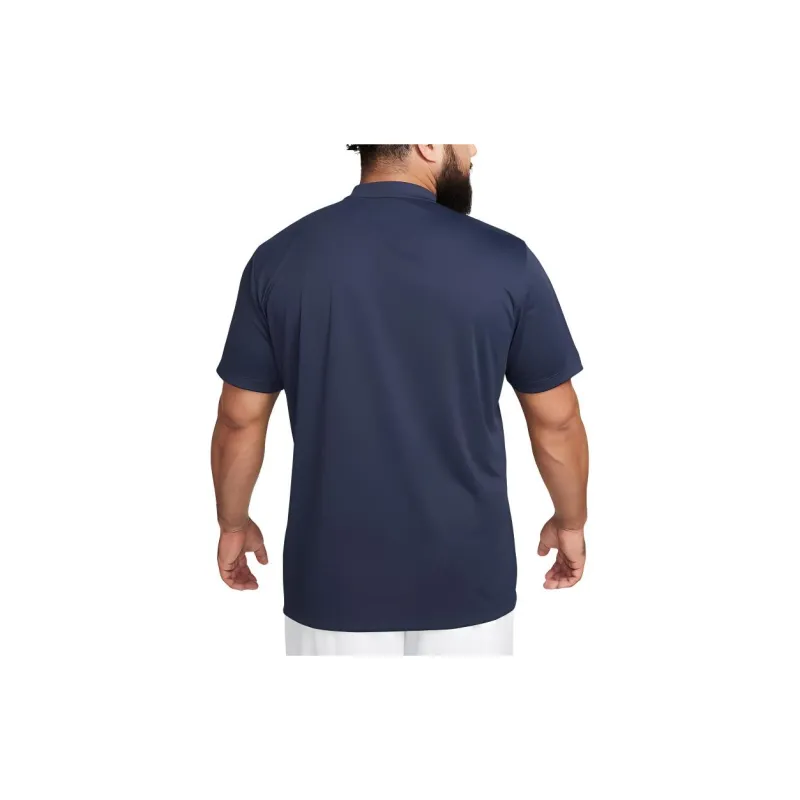 Nike Polo Shirts Men Marine Blue-4