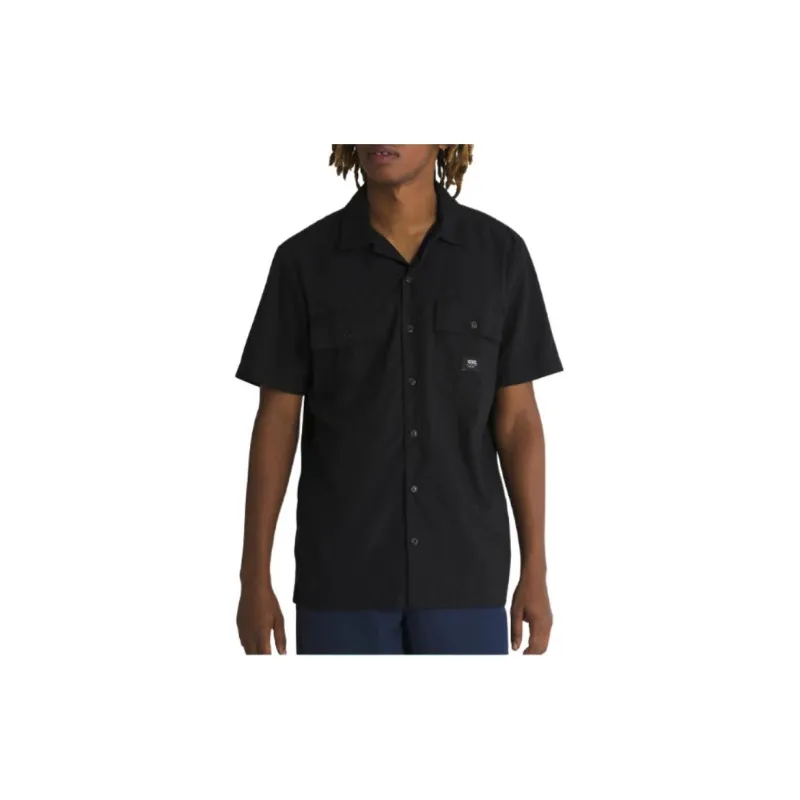 Vans Smith Buttondown Shirt Shirt Men's Black-2