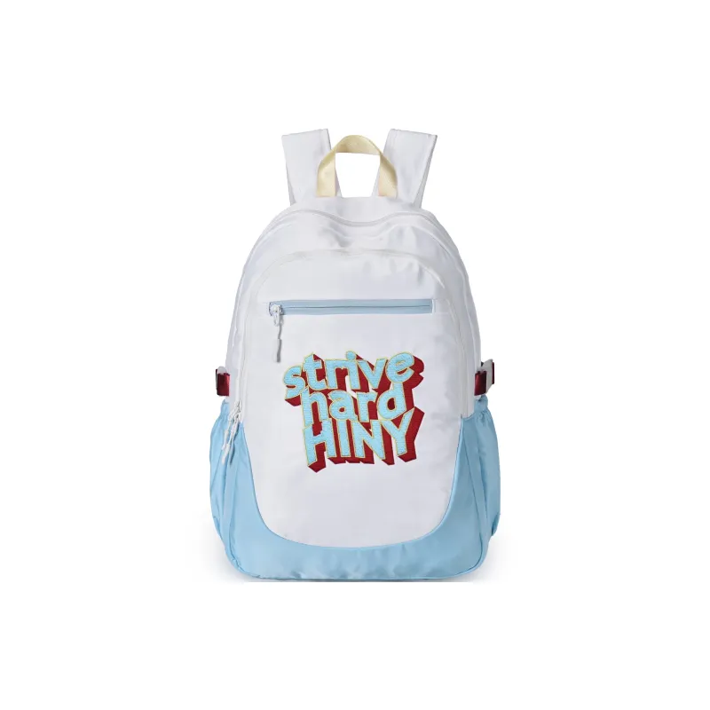 HINY Polyester Backpack 15.6 Inches Laptop Bag Regular Unisex Light Gray-0