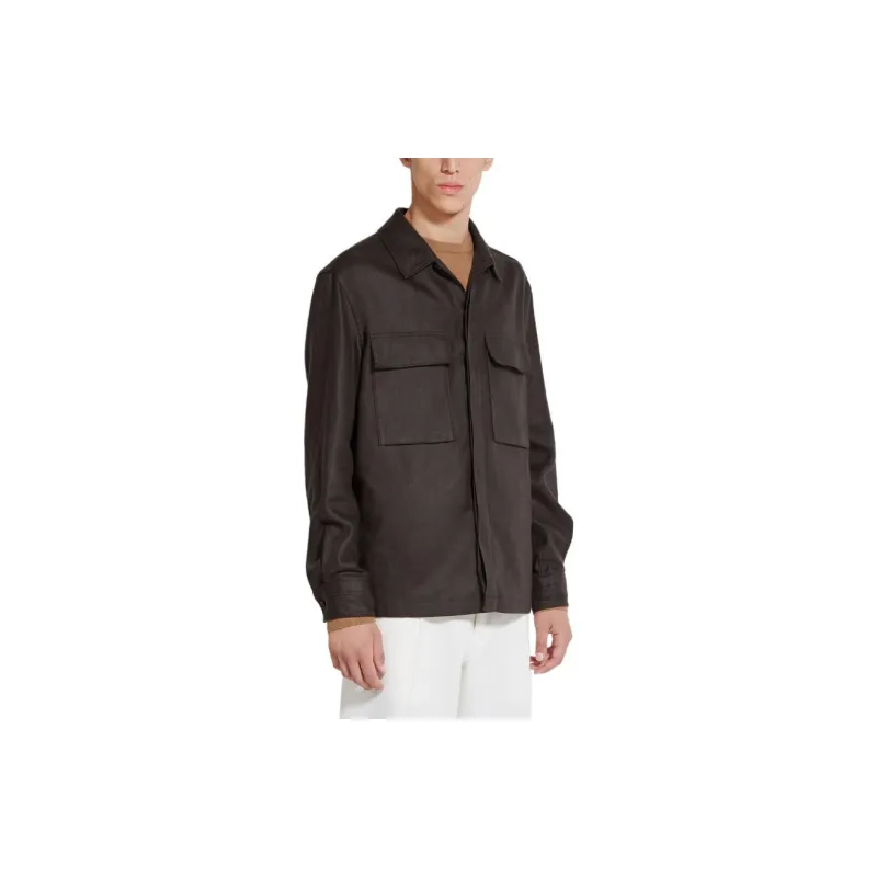 Zegna Linen Shirt Jacket-1