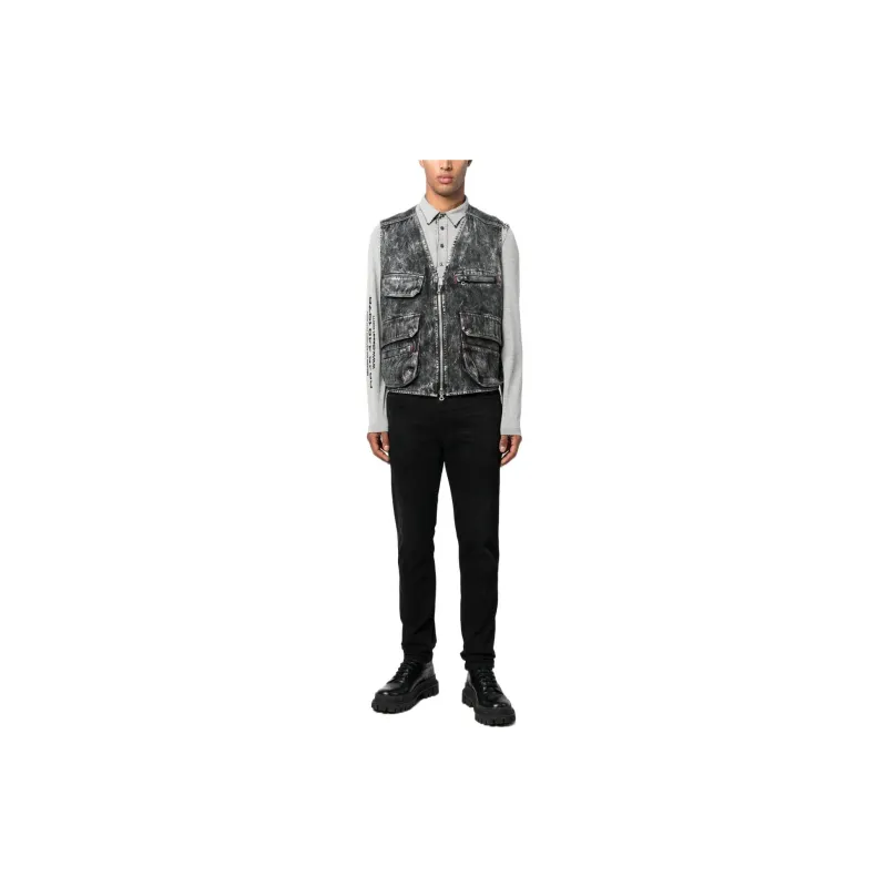 DIESEL Vests Men Dusty Gray-1