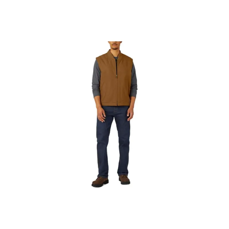 Dickies High Pile Fleece Lined Duck Vest Vest Men's Brown-2