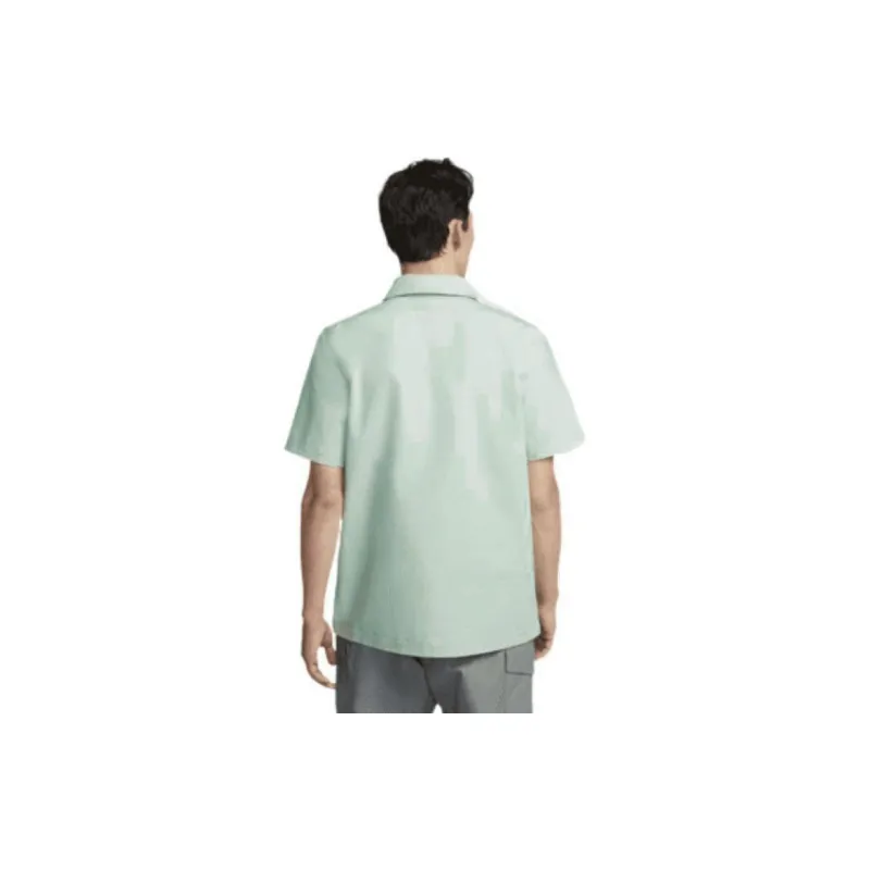 Nike Polo Shirts Men Aqua Blue-3