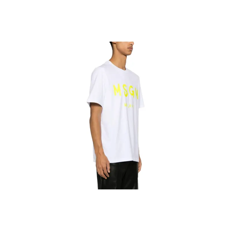 MSGM Logo-print Cotton T-shirt-3