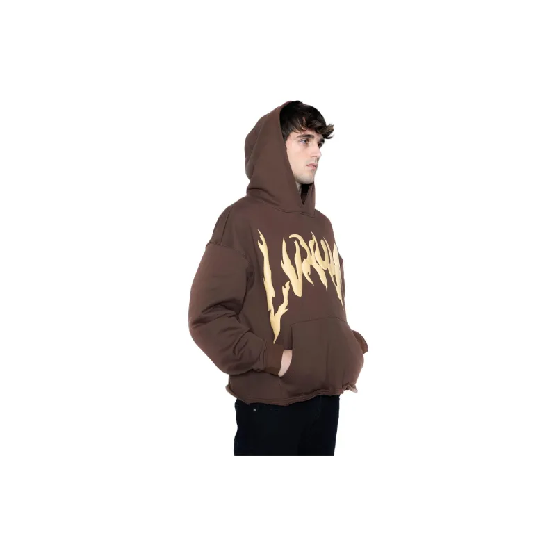 LVXWA Sweatshirts Unisex Brown-2