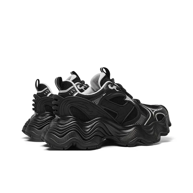 CHERYKALLY Cushioning Anti Slip And Wear Resistant Height Increasing Low Top Chunky Sneakers Women's-8