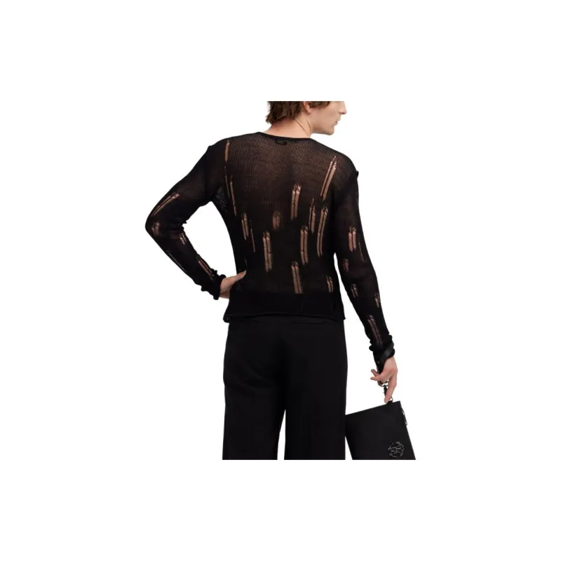 Roberto Cavalli SS24 Knitwear Men's Black-2