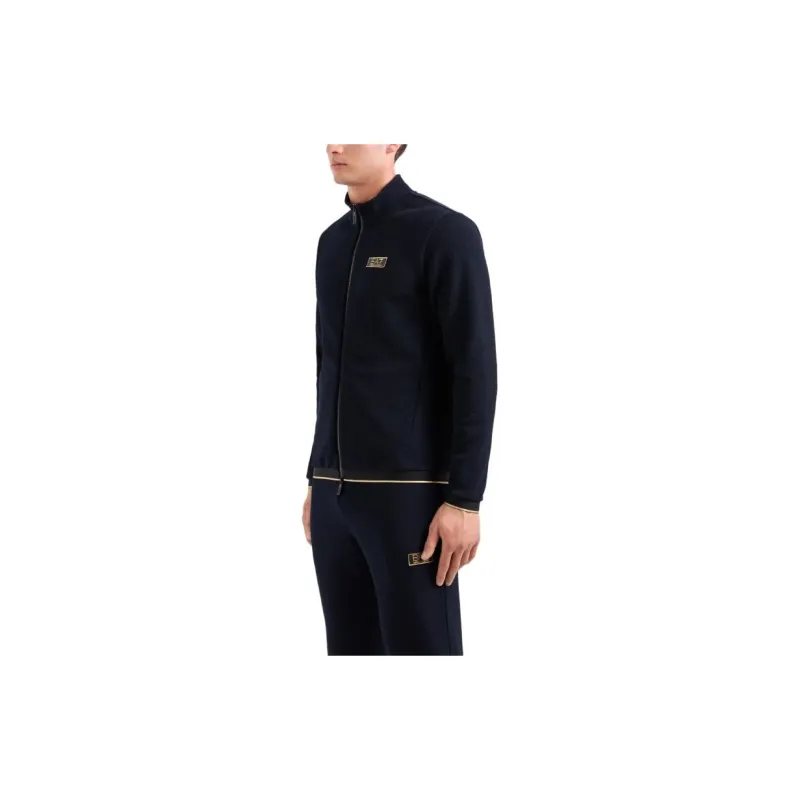 EMPORIO ARMANI EA7 FW24 Sweatshirt Men's Navy Blue-1