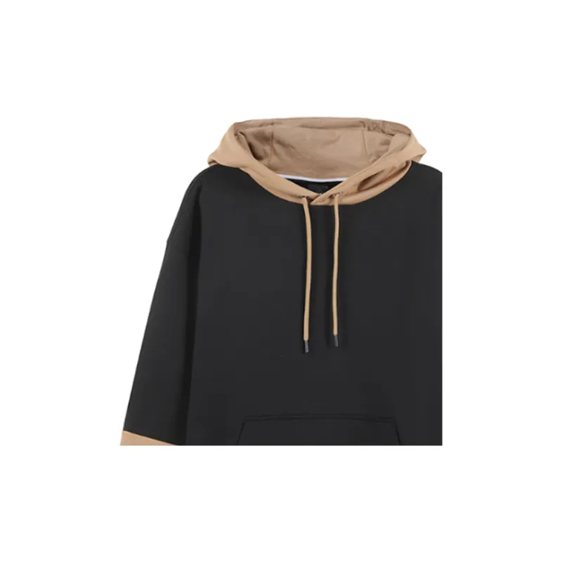 HUGO BOSS Striped Drawstring Hoodie-2