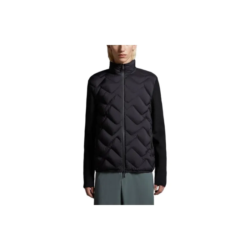 Moncler Padded-panel Knitted Jacket-1