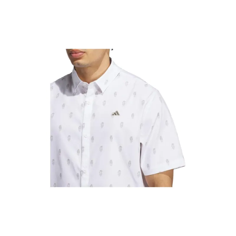Adidas Free Shipping With AdiClub Go to Resort Button Down Polo Shirt-4
