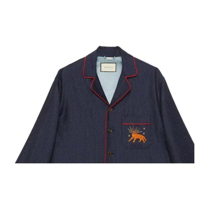 GUCCI Fine Dots Feline Jacket-3
