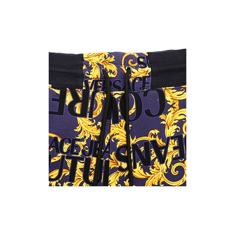 VERSACE JEANS COUTURE Knitted Sweatpants Men's Yellow-4
