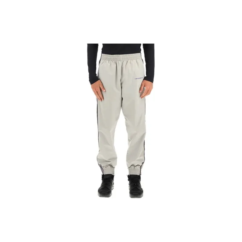 Vetements Knitted Sweatpants Men Gray-1