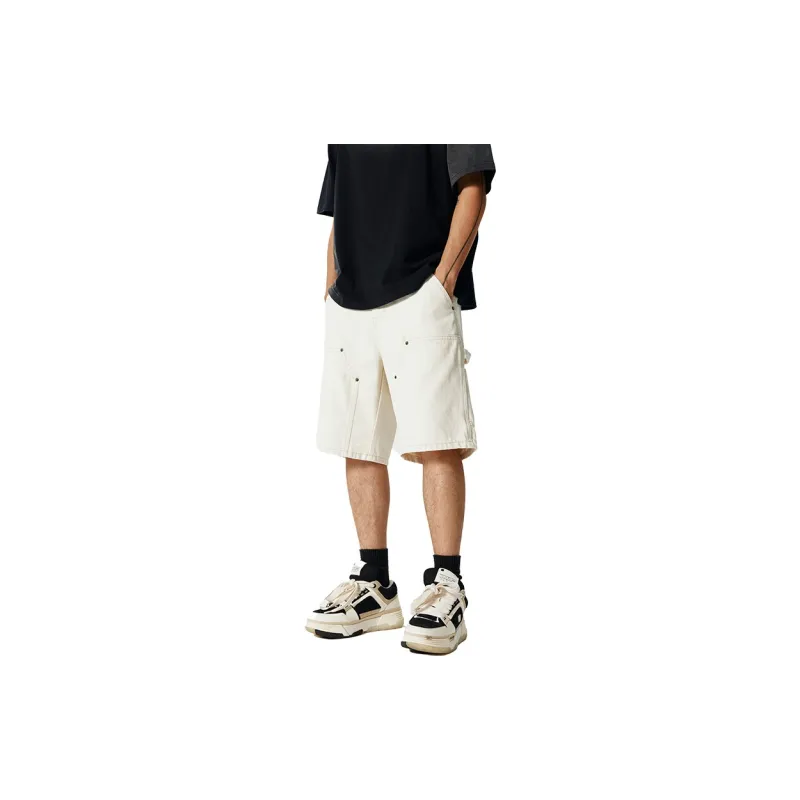 GTRG Casual Shorts Unisex White-4