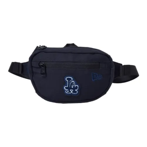 New Era × MLB Collaboration Fabric One Shoulder Crossbody Fanny Pack Unisex Blue