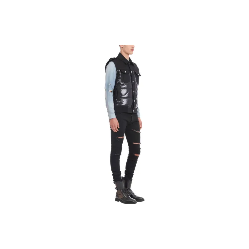 BALMAIN Vests Men Black-3