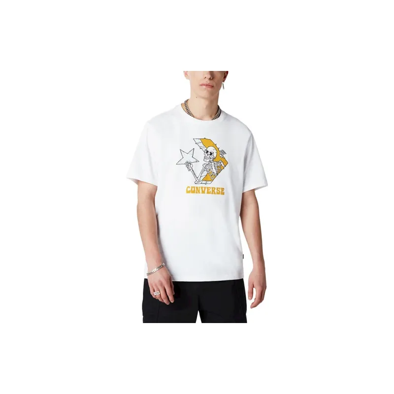 Converse T Shirts Men White-3
