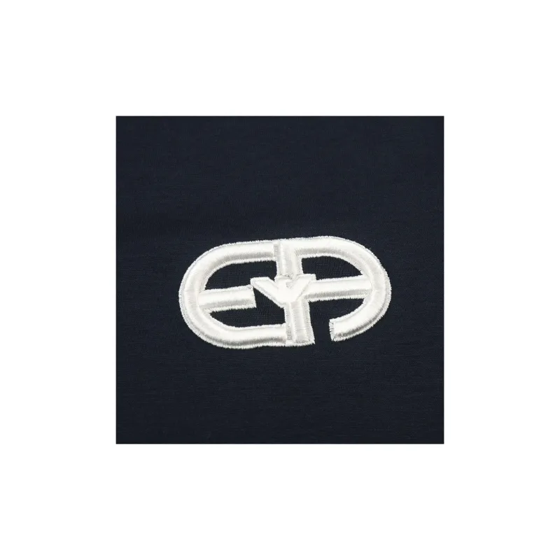 EMPORIO ARMANI Lyocell blend Jersey Polo Shirt With Embossed Ea Logo Embroidery-6