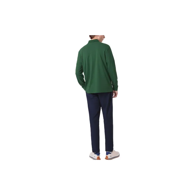 LACOSTE FW23 Polo Shirt Men's Crocodile Green-2