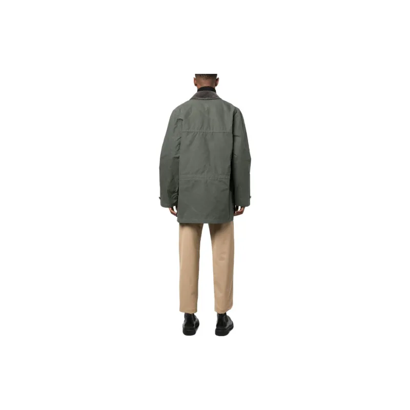 Mackintosh Country Single-breasted Cotton Coat-1