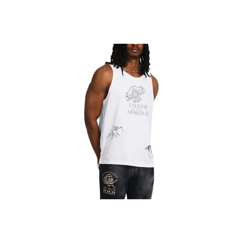 Under Armour Tank Top Men's White-2