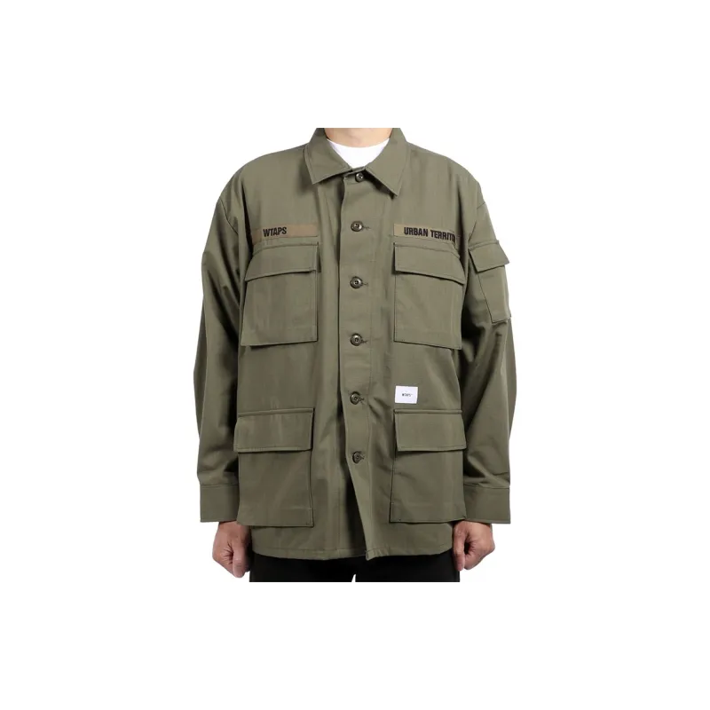 WTAPS Logo embroidered Shirt-2