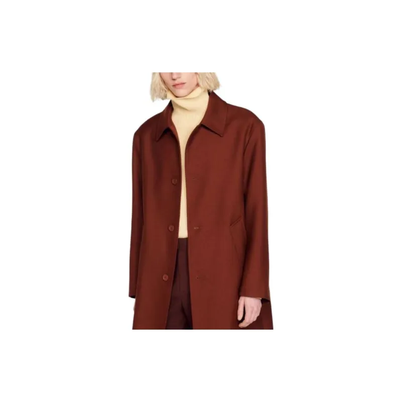 Sandro Coats Men Brown-4