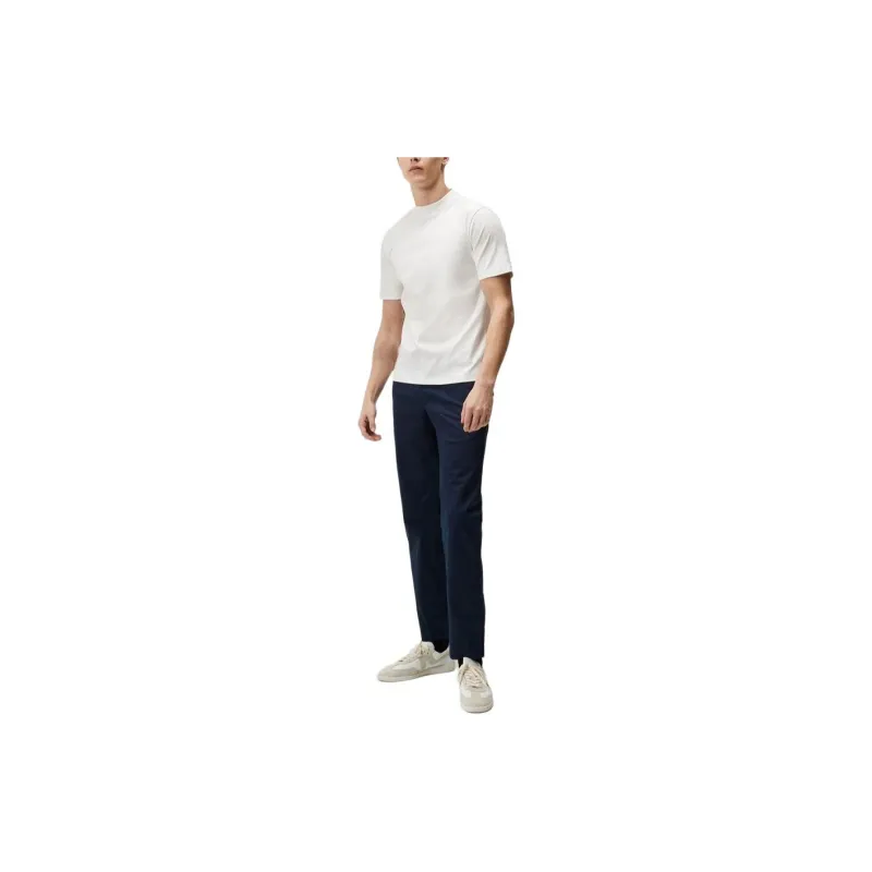 J.Lindeberg Ace Mock Neck T Shirt T Shirt Men's White-2