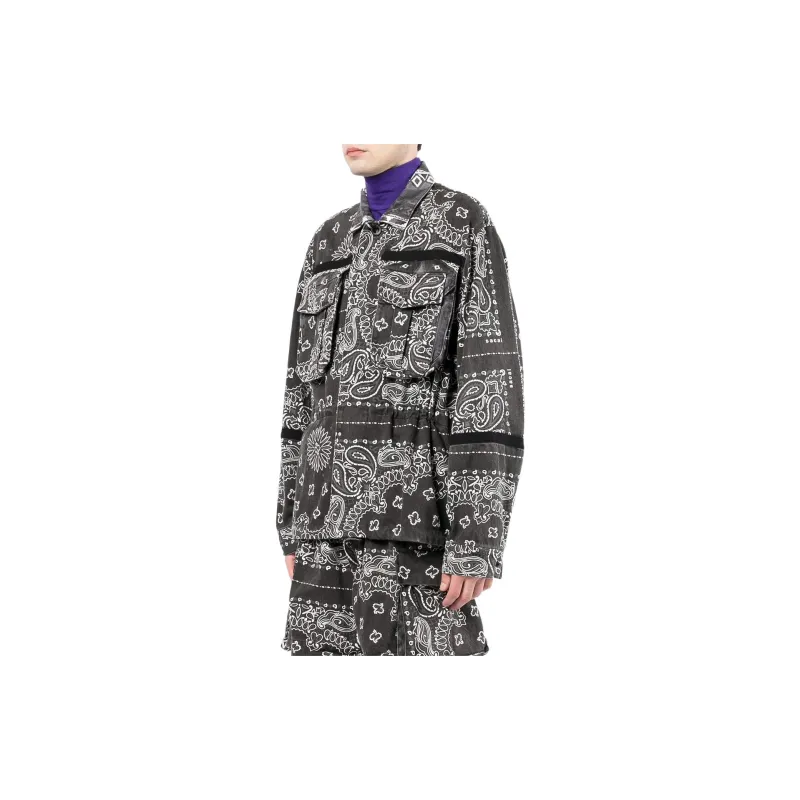 Sacai Bandana Print Jacket-3