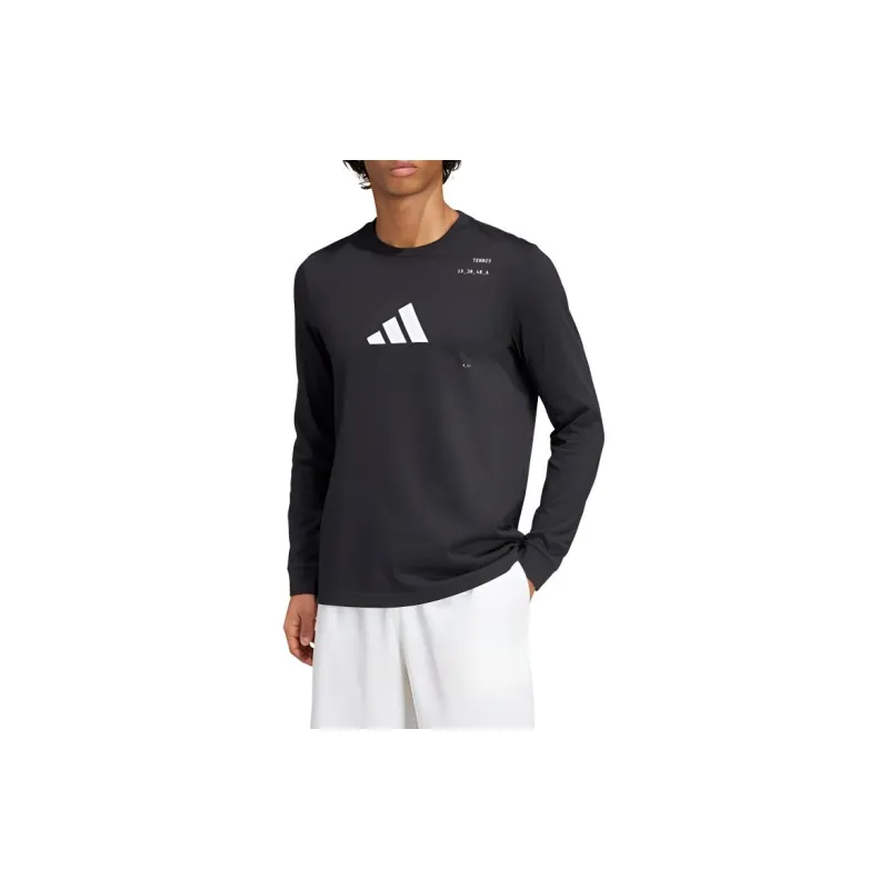 Adidas Free Shipping With AdiClub Tennis Graphic Long Sleeve Tee-2