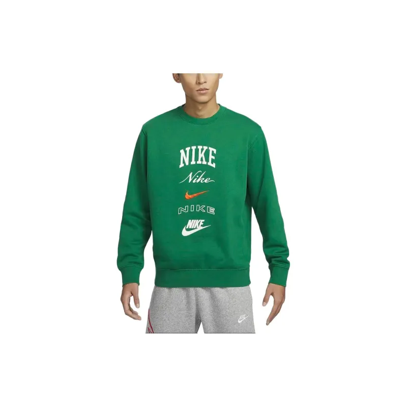Nike Club Fleece Sweatshirt Men's Green-3