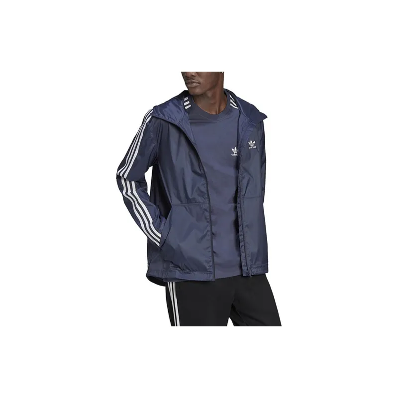 Adidas Originals Jackets Men Navy Blue-3
