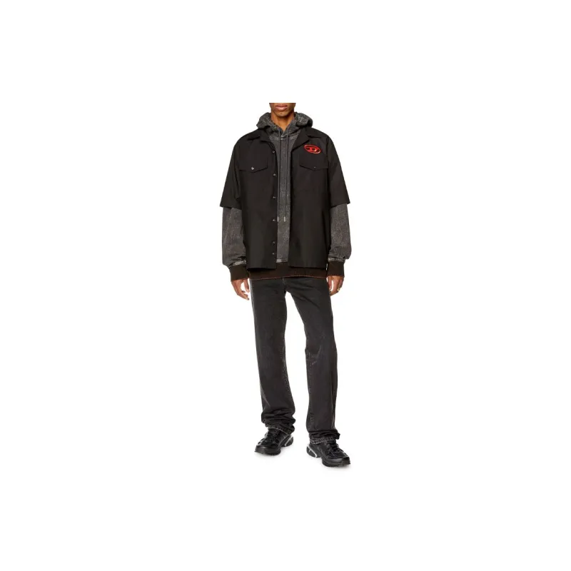 DIESEL Shirts Men Black-1