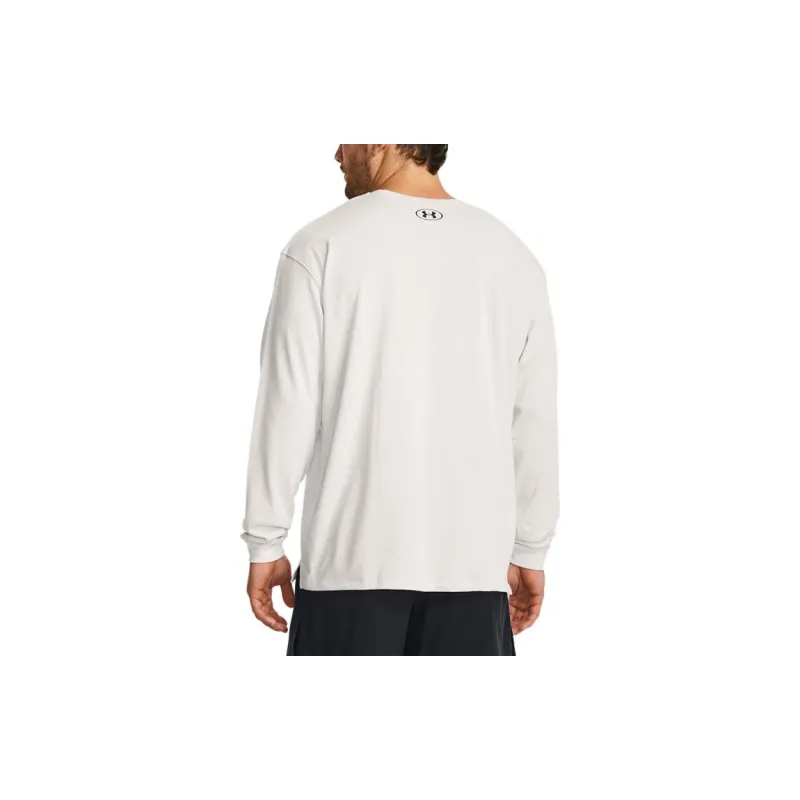 Under Armour Johnson Drop Shoulder Sleeve T-Shirt Men's White-2