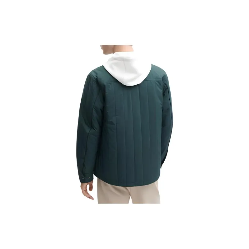 FILA Puffer Jacket Men's Dark Bamboo Emerald-4