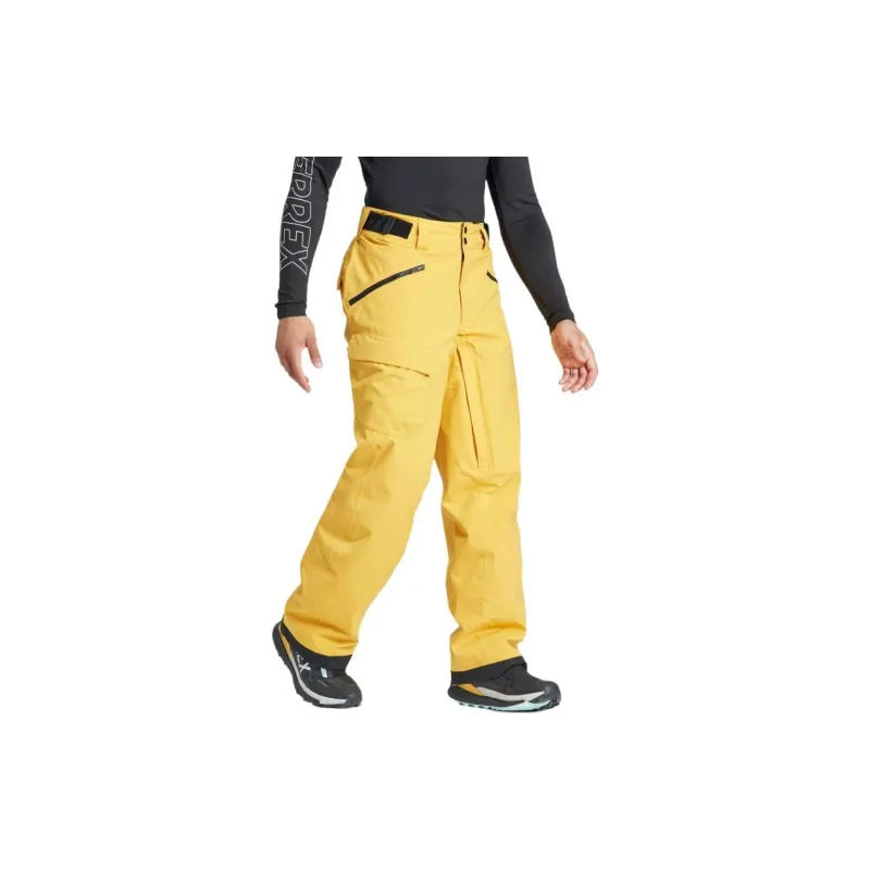 Adidas Ski Pants Men Yellow-4
