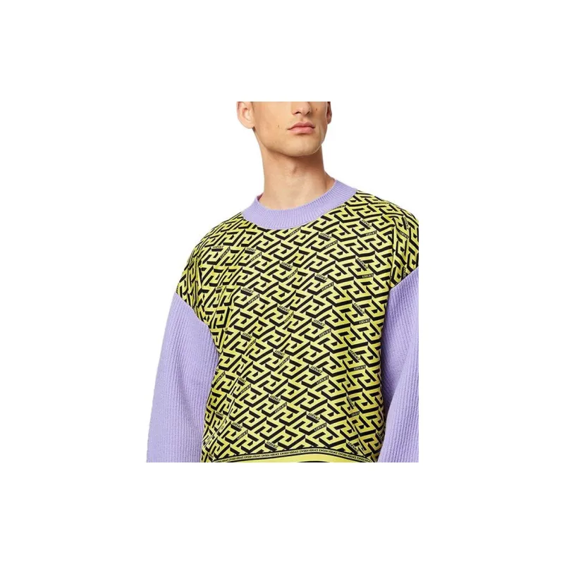 VERSACE Sweaters Men Purple-5