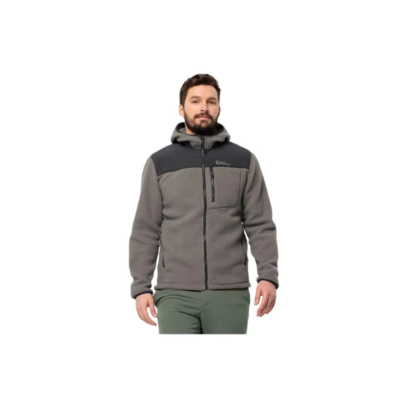 Jack Wolfskin Kammweg Pile Fz M Velvet feel Coat Men's-5