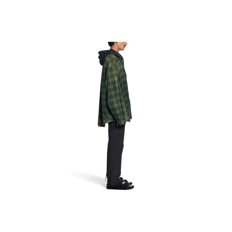 Balenciaga Hooded Shirt-4
