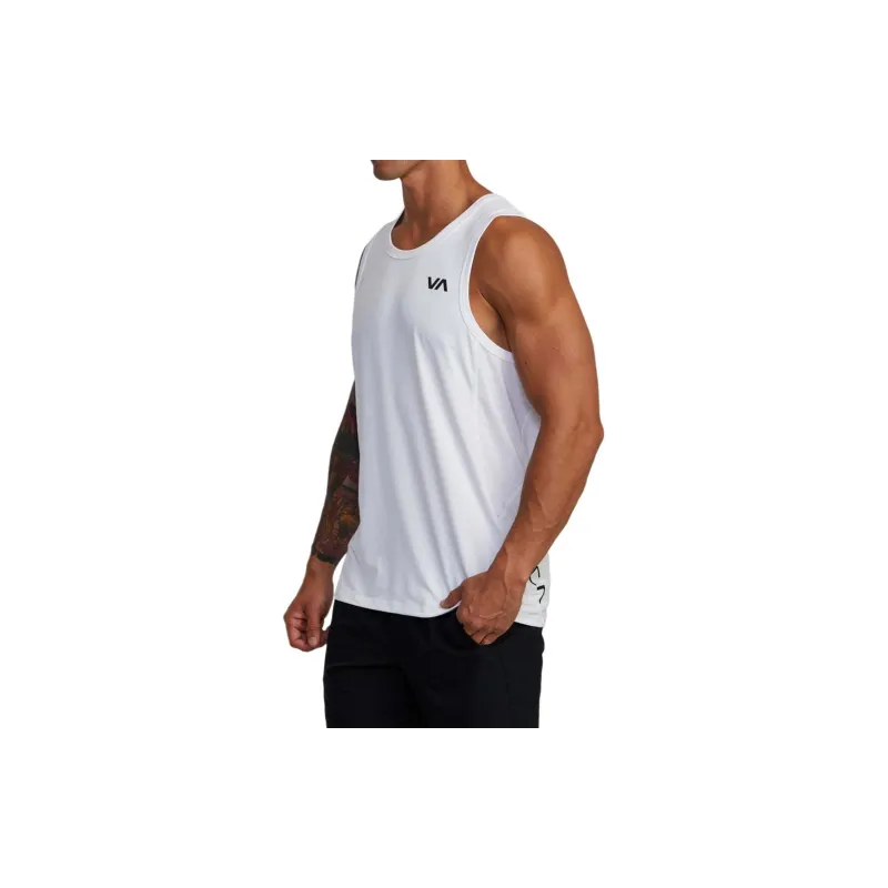 RVCA Tank Tops Men White-4