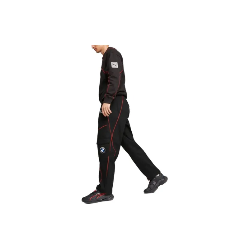 Bmw X PUMA Summer Court Casual Pants Unisex Black-5