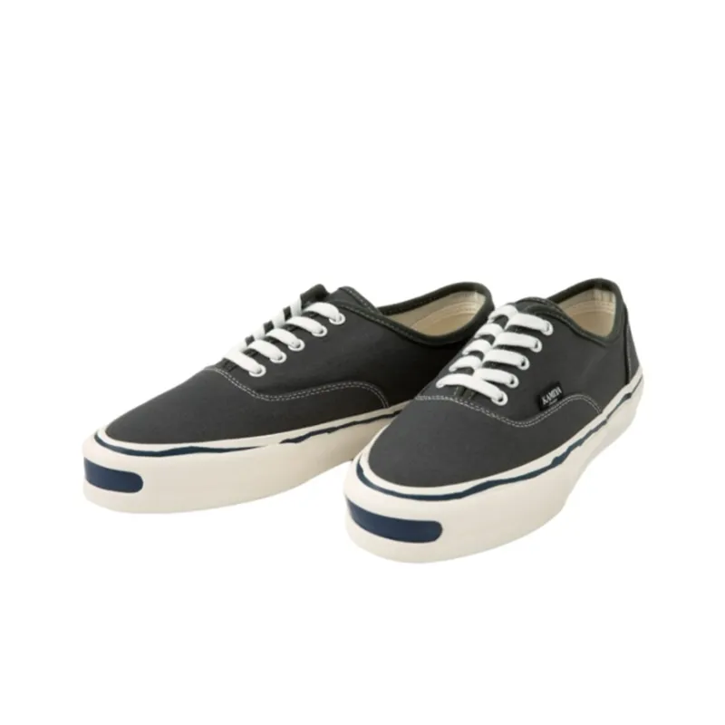 MADNESS x MIHARA YASUHIRO Wear-Resistant Low-Top Canvas Shoes Unisex Gray-0