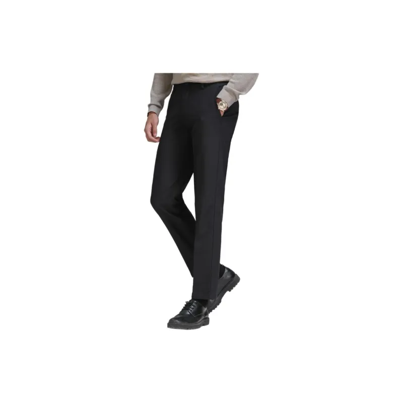 GOLDLION Casual Pants Men's Black Blue-1
