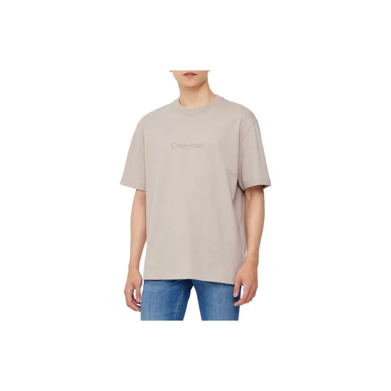 CALVIN KLEIN T Shirt Men's Light Gray-4