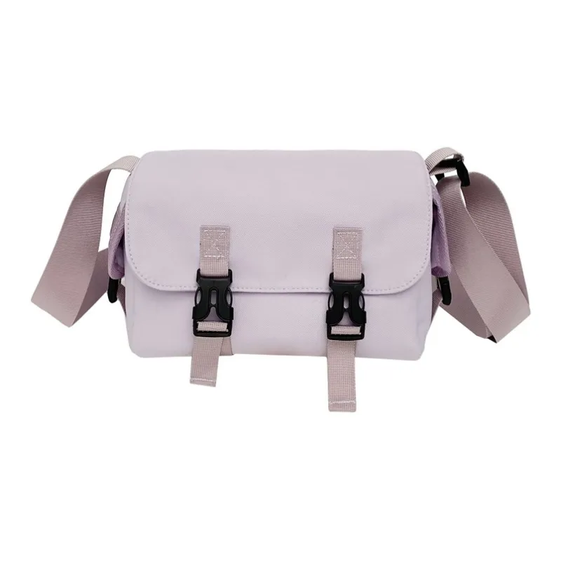 Yalu Nylon Messenger Bag/Crossbody Bag Regular Women's Khaki/Black/Blue/Purple/Yellow/Ecru-9