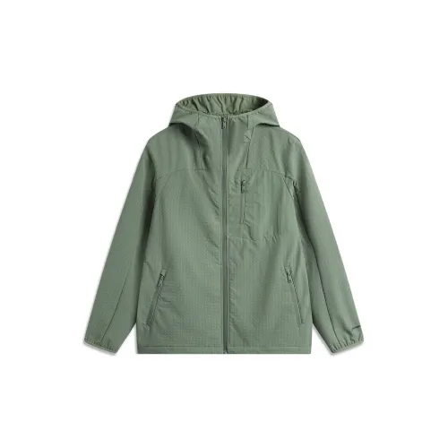 LINING Outdoor Collection Jackets Unisex Screw Smoke Green